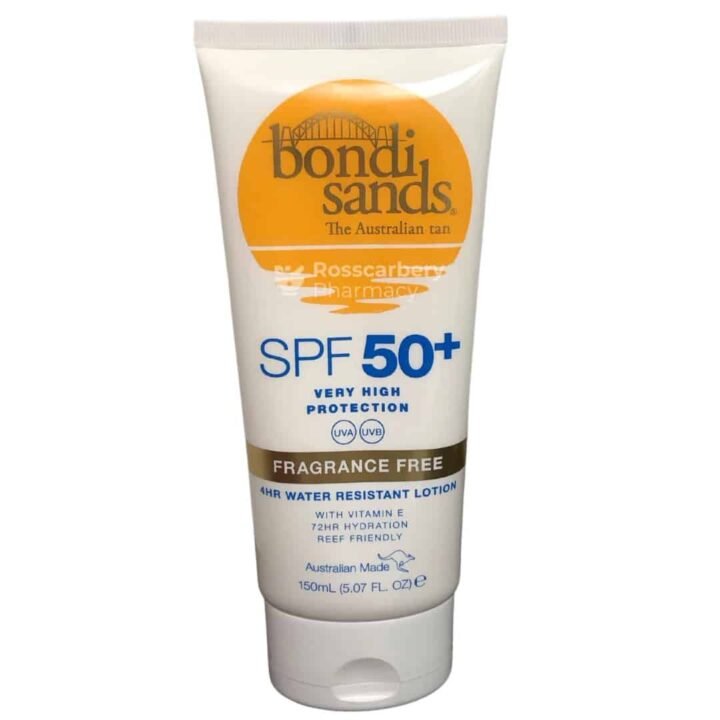 Bondi Sands Fragrance Free Sunscreen SPF 50+ (Very High Protection) 150ml